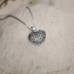 Oxidised Silver Charming Heart Set