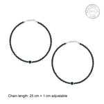 Oxidised Silver Spiral Anklet Pair of Anklets