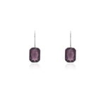 Oxidised Royal Purple Earrings
