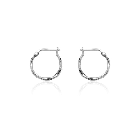 Oxidised Vintage Hoops