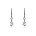 Oxidised Silver Filigree Danglers