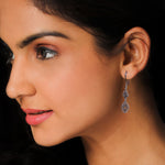 Oxidised Silver Filigree Danglers