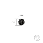 Oxidised Silver Classic Nose Pin