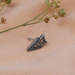 Oxidised Silver Arrow Nose Pin