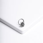 Oxidized Silver Summer Nosepin