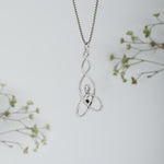 Oxidised Silver Kundlini Pendant with Box Chain