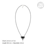 OXIDIZED SILVER SUN MANGALSUTRA