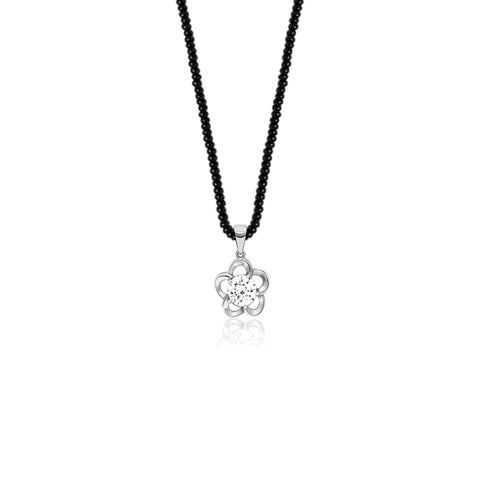 Sterling Silver Bloom Stone Mangalsutra