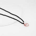 Silver Feather Heart Mangalsutra