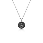 Oxidised Silver Nazar-Ka-Tika Pendant