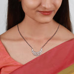Silver Zircon Enticing Mangalsutra