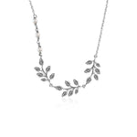 Silver Leaves Necklace