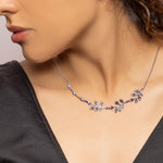 Silver Leaves Necklace