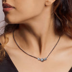 Oxidised Silver Tribal Mangalsutra