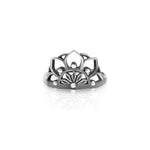 Oxidised Silver Queen’s Crown Ring