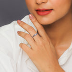 Oxidised Silver Wing Ring