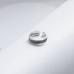 Oxidised Silver Tribal Ring