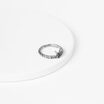 Oxidised Silver Coney Ring