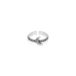 Oxidized Silver Chaand Ring