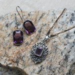 Oxidised Purple Elegance Set