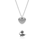 Oxidised Silver Charming Love Set