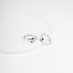 Oxidized Silver Minimal Toe Ring